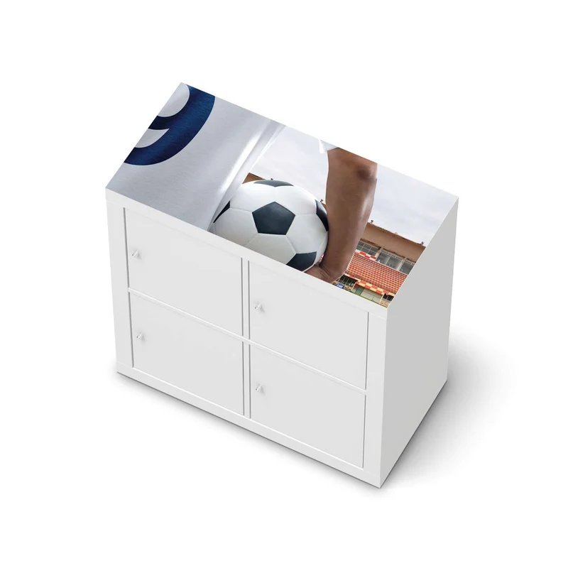 Möbelfolie IKEA Kallax Regal [oben] - Design: Footballmania
