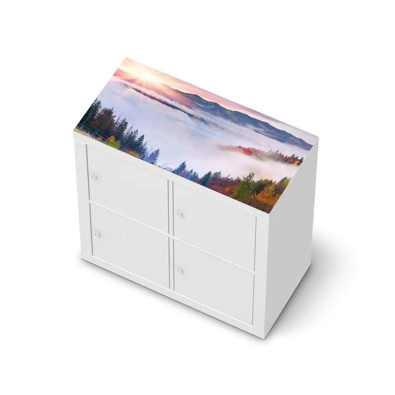 Möbelfolie IKEA Kallax Regal [oben] - Design: Herbstwald