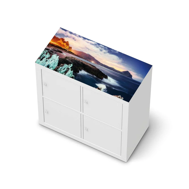 Möbelfolie IKEA Kallax Regal [oben] - Design: Seaside