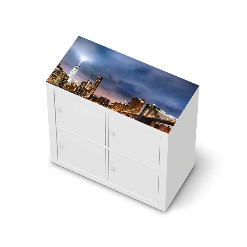 Möbelfolie IKEA Kallax Regal [oben] - Design: Brooklyn Bridge