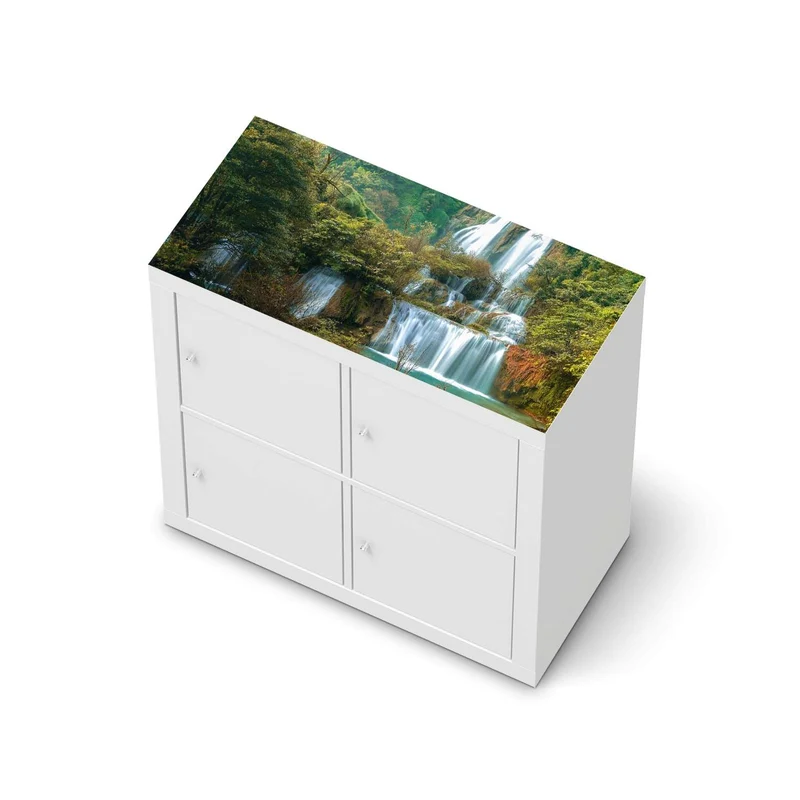Möbelfolie IKEA Kallax Regal [oben] - Design: Rainforest