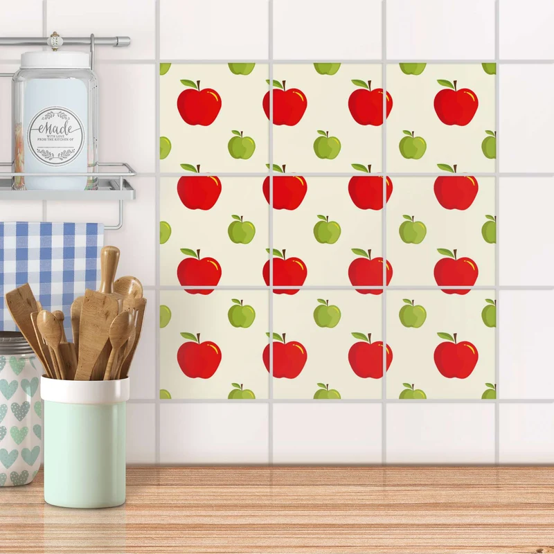 Klebefliesen für Küche & Bad - Design: An apple a day