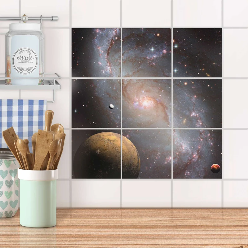 Klebefliesen für Küche & Bad - Design: Milky Way