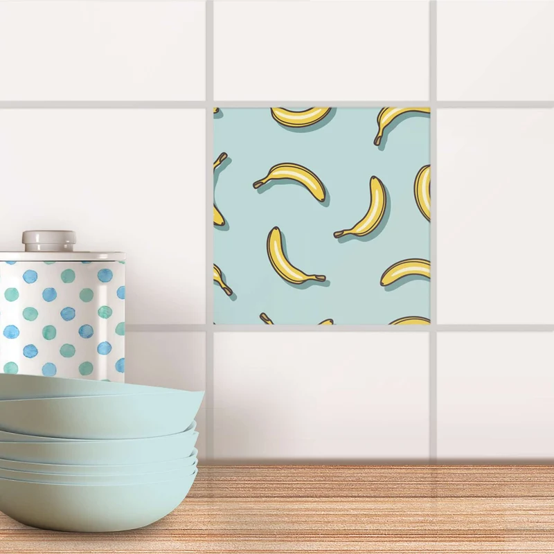 Fliesenaufkleber für Küche & Bad - Design: Hey Banana