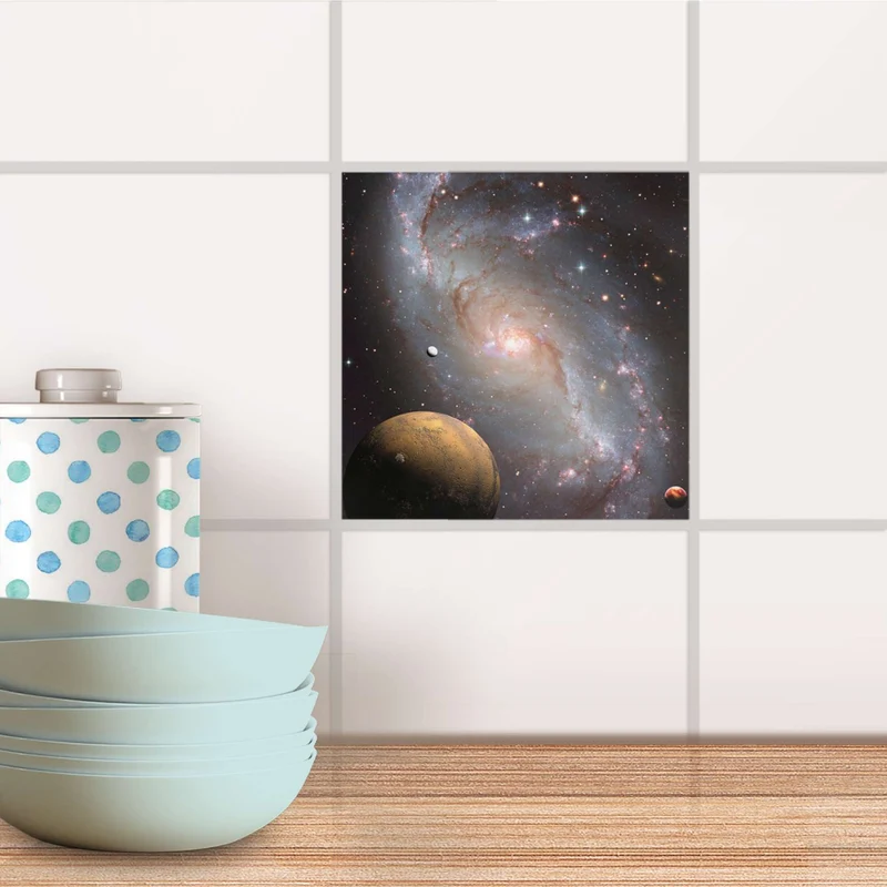 Fliesenaufkleber für Küche & Bad - Design: Milky Way
