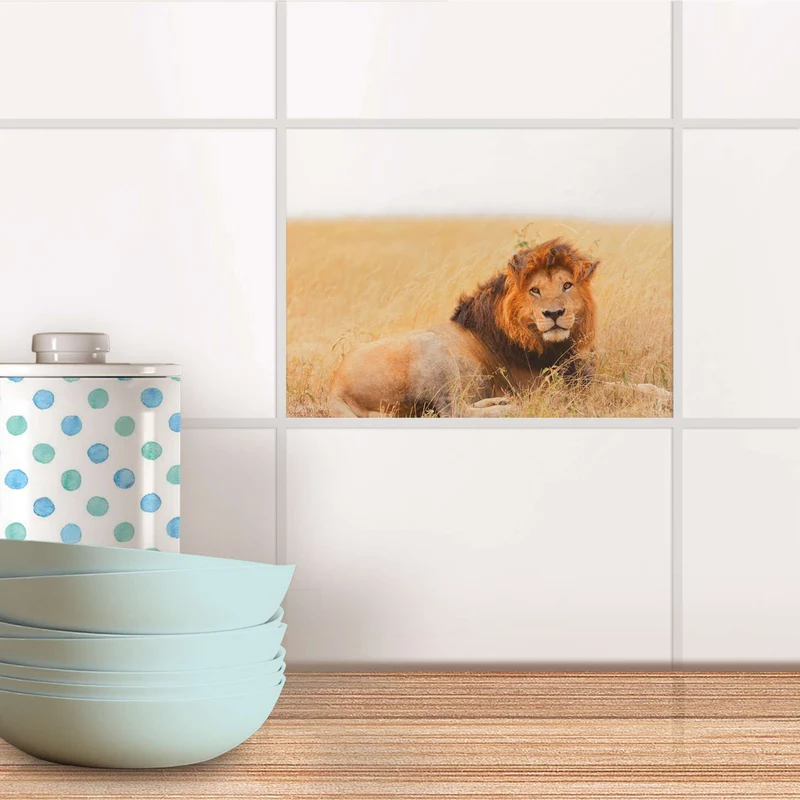 Fliesenfolie für Küche & Bad - Design: Lion King