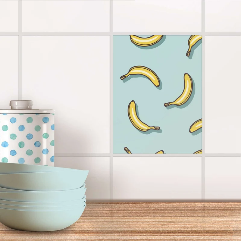 Fliesensticker für Küche & Bad - Design: Hey Banana