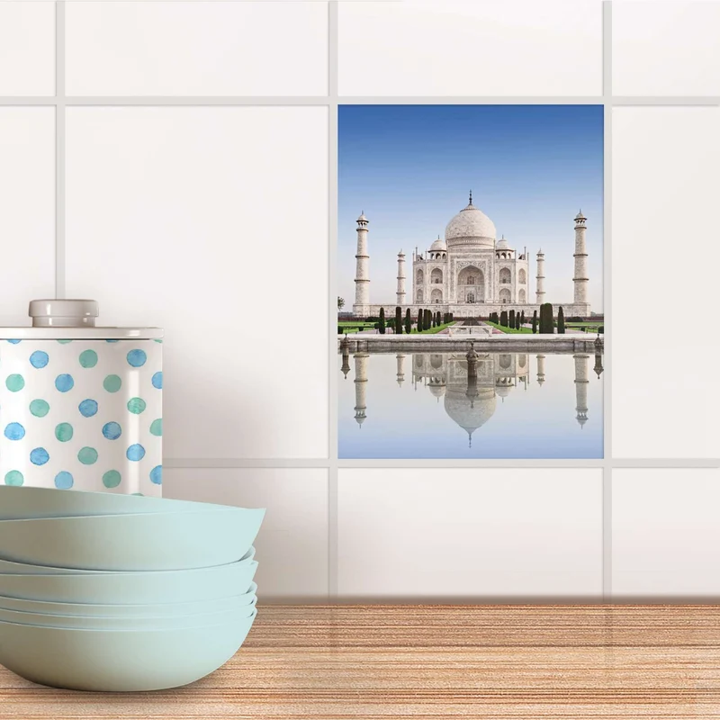 Fliesensticker für Küche & Bad - Design: Taj Mahal
