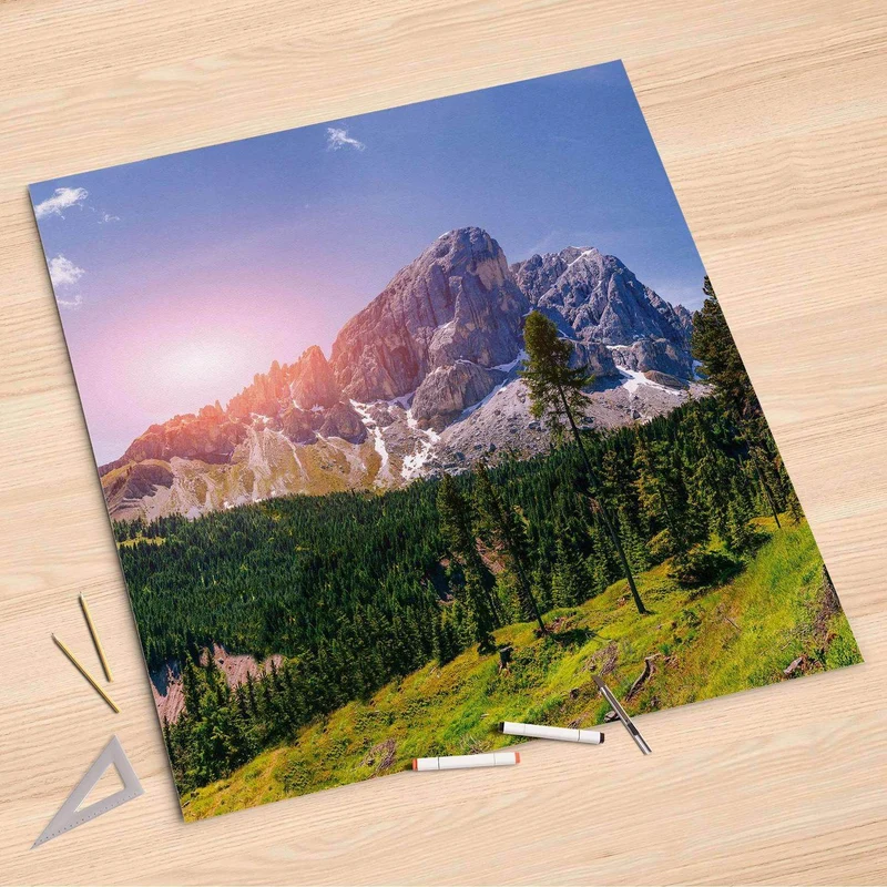 Folienbogen (90x90 cm) - Design: Alpenblick