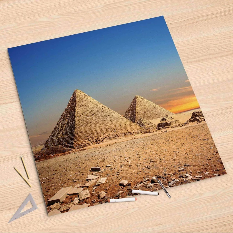 Folienbogen (90x90 cm) - Design: Pyramids
