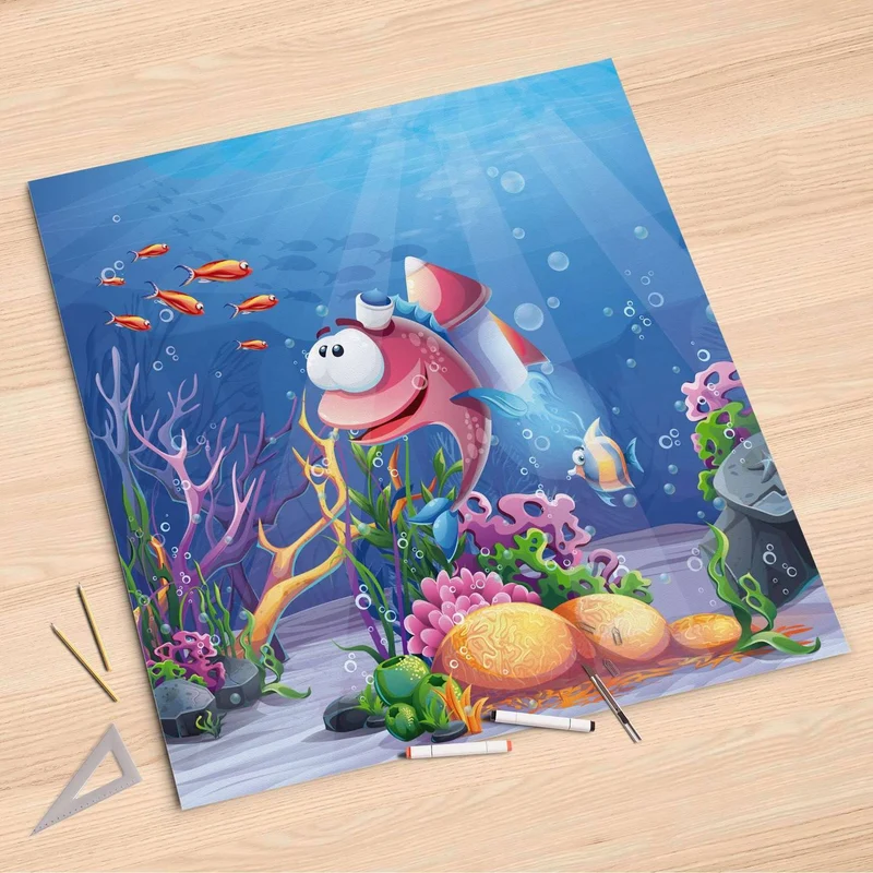 Folienbogen (90x90 cm) - Design: Bubbles