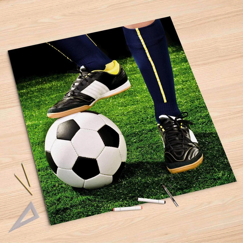 Folienbogen (90x90 cm) - Design: Fussballstar
