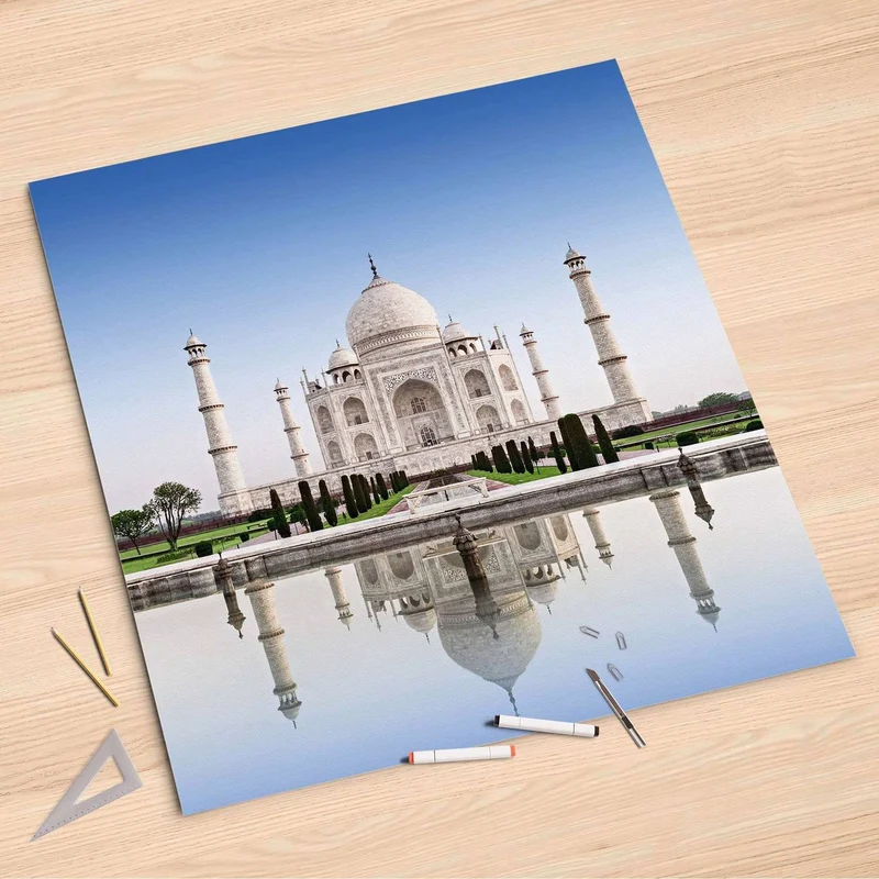 Folienbogen (90x90 cm) - Design: Taj Mahal