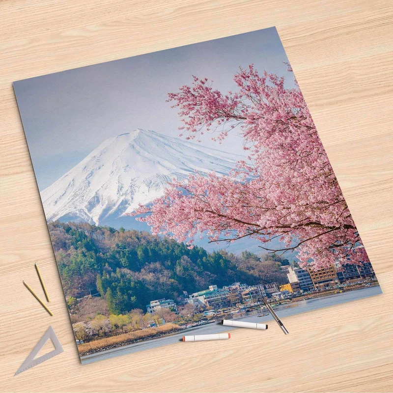 Folienbogen (90x90 cm) - Design: Mount Fuji