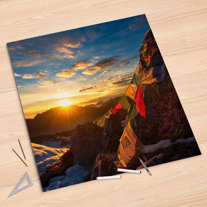 Folienbogen (90x90 cm) - Design: Tibet