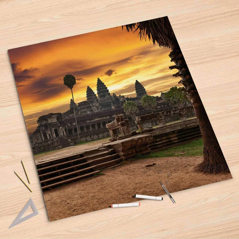 Folienbogen (90x90 cm) - Design: Angkor Wat
