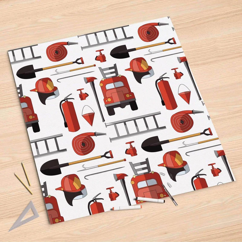 Folienbogen (90x90 cm) - Design: Firefighter