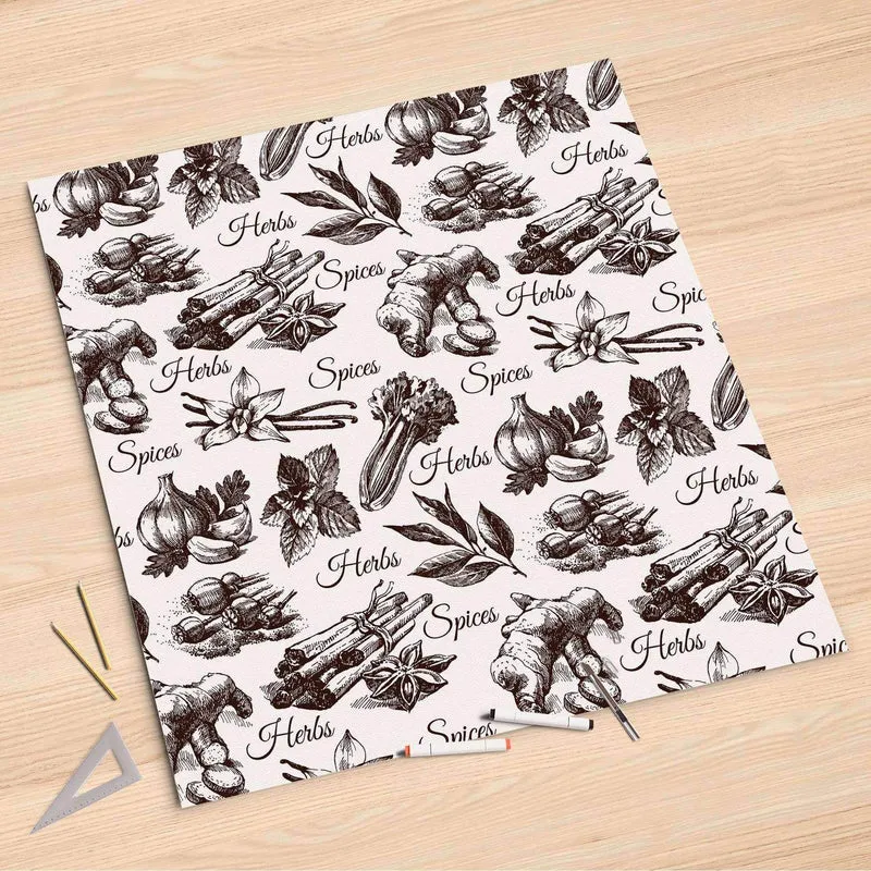 Folienbogen (90x90 cm) - Design: Spices