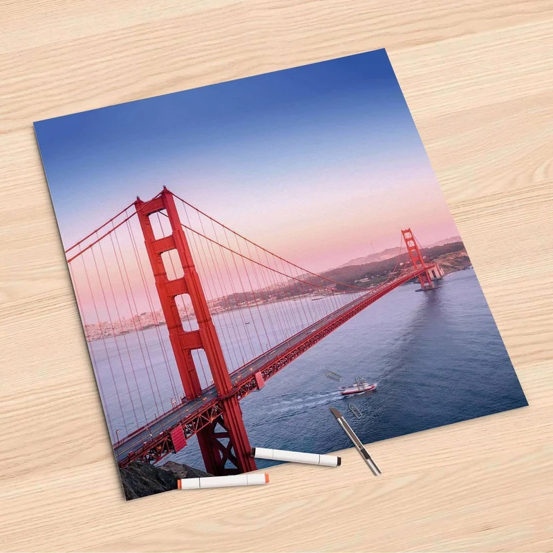 Folienbogen (60x60 cm) - Design: Golden Gate
