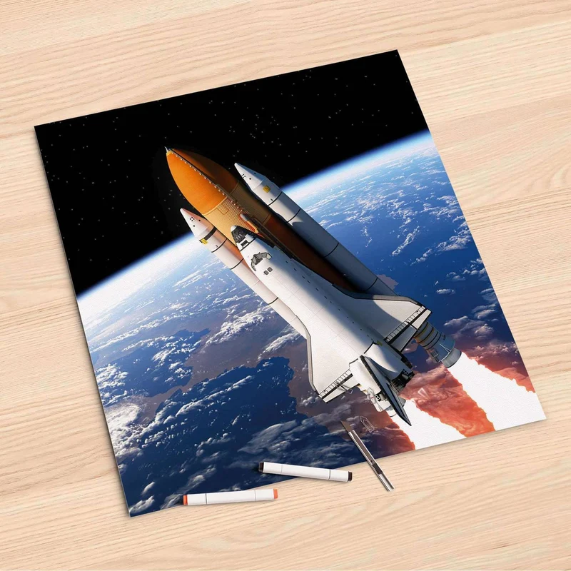 Folienbogen (60x60 cm) - Design: Space Traveller