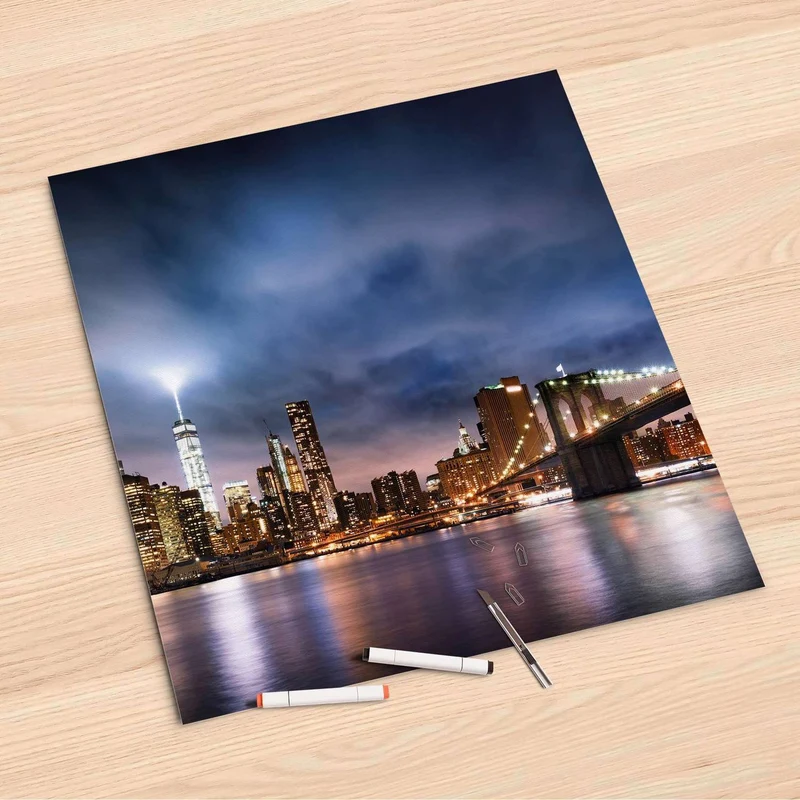 Folienbogen (60x60 cm) - Design: Brooklyn Bridge
