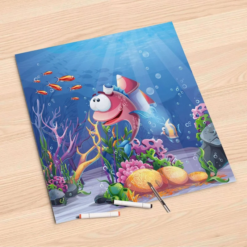 Folienbogen (60x60 cm) - Design: Bubbles