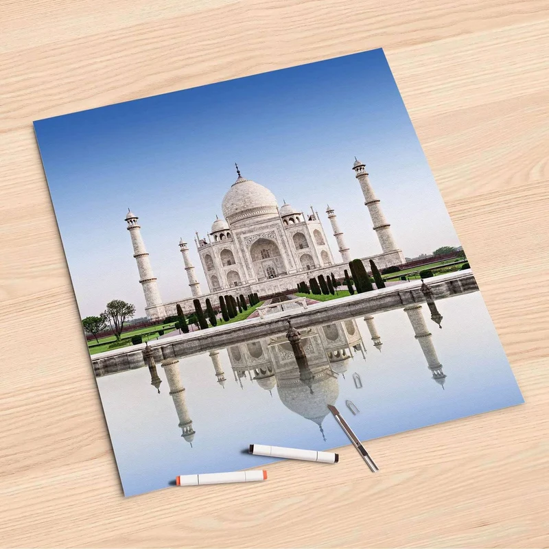 Folienbogen (60x60 cm) - Design: Taj Mahal