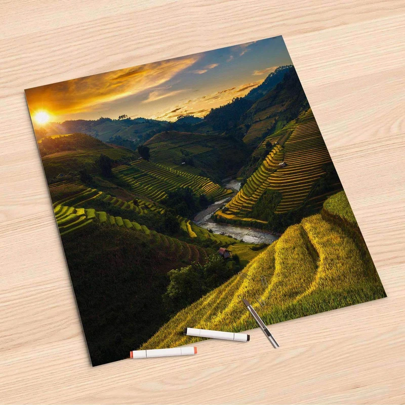 Folienbogen (60x60 cm) - Design: Reisterrassen