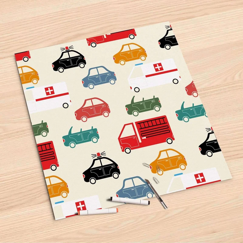 Folienbogen (60x60 cm) - Design: Cars