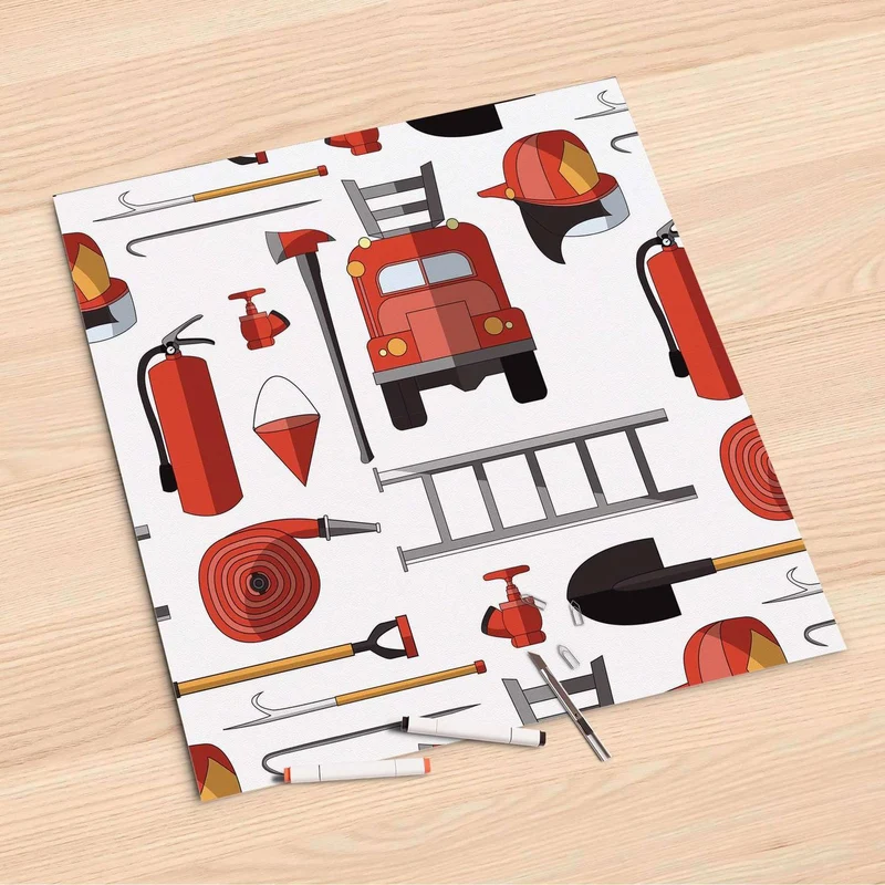 Folienbogen (60x60 cm) - Design: Firefighter