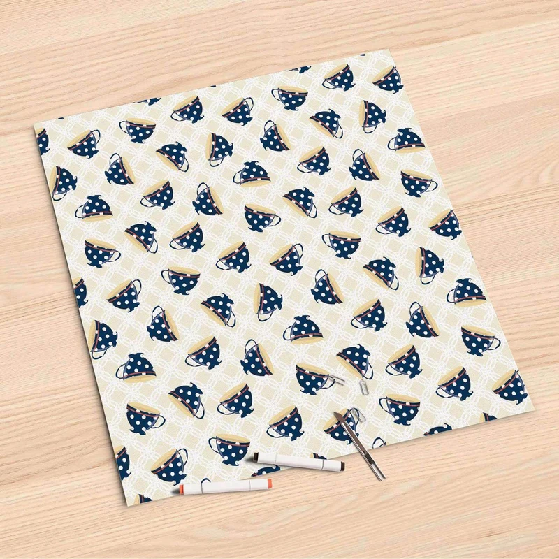 Folienbogen (60x60 cm) - Design: Teatime