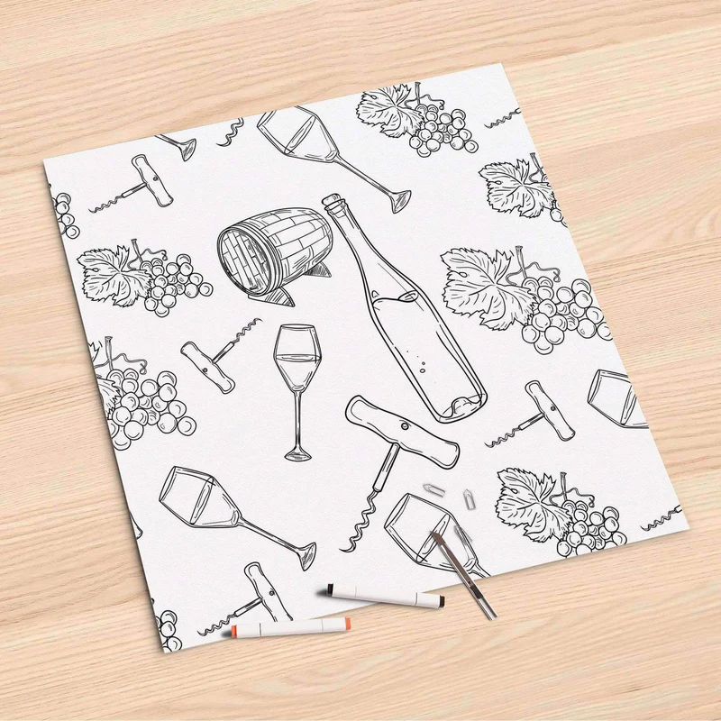 Folienbogen (60x60 cm) - Design: Vino