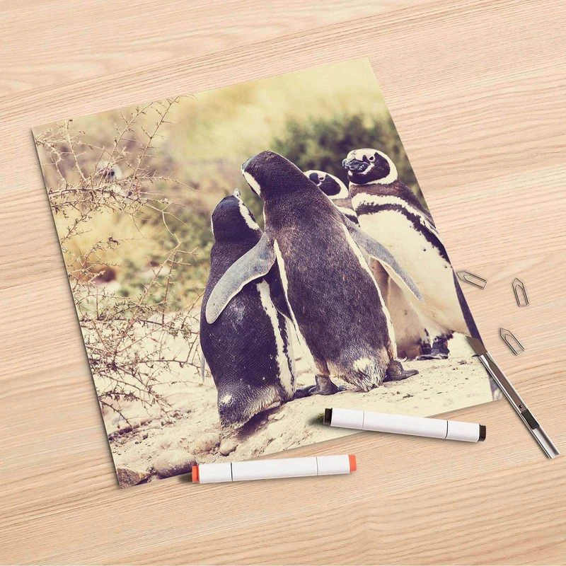 Folienbogen (30x30 cm) - Design: Pingu Friendship