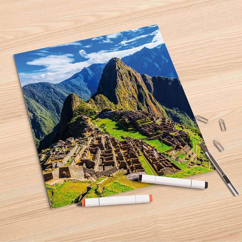 Folienbogen (30x30 cm) - Design: Machu Picchu