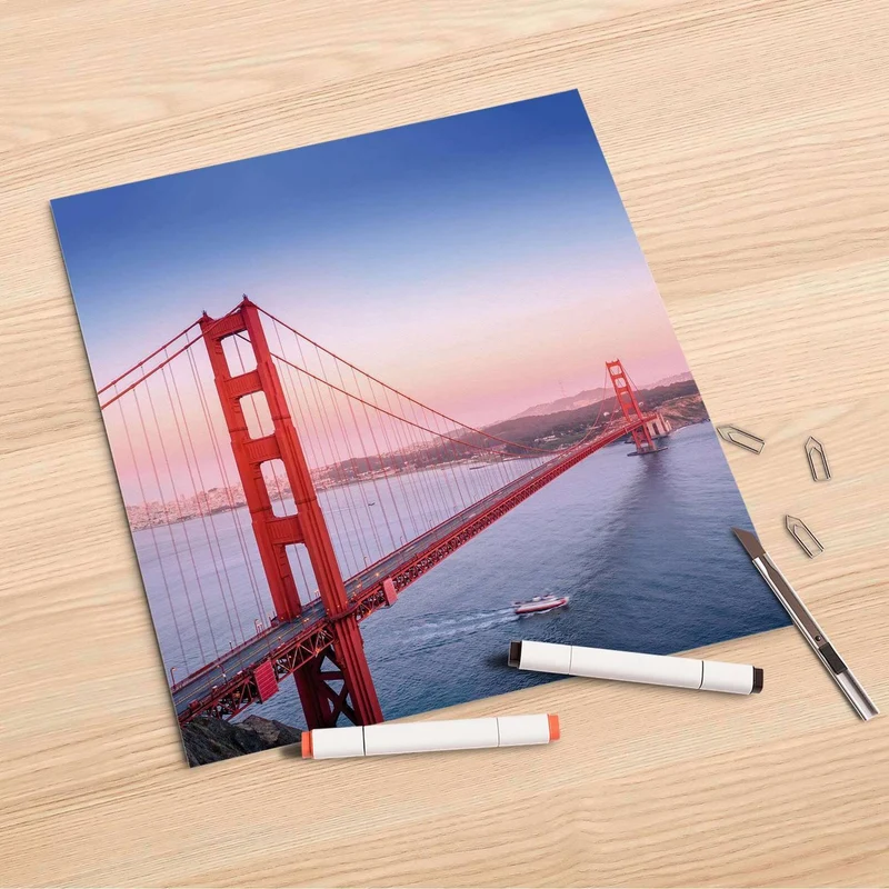 Folienbogen (30x30 cm) - Design: Golden Gate