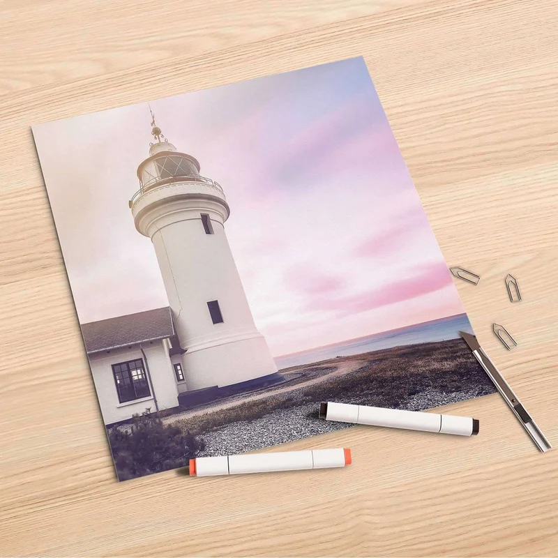 Folienbogen (30x30 cm) - Design: Lighthouse