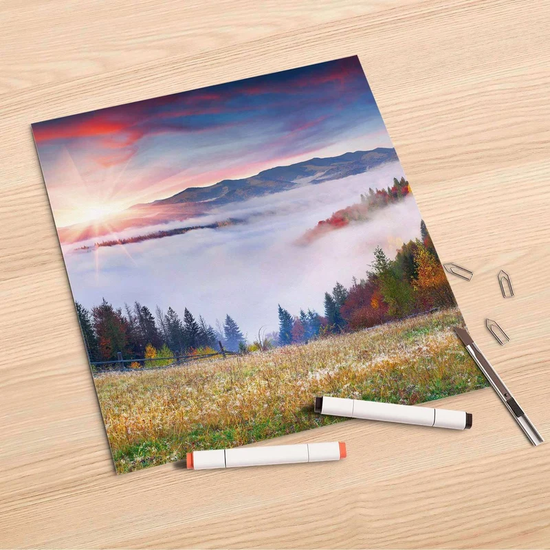 Folienbogen (30x30 cm) - Design: Herbstwald