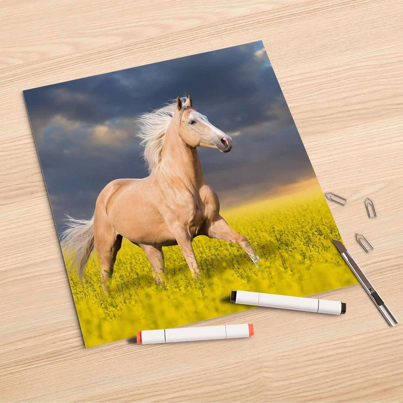 Folienbogen (30x30 cm) - Design: Wildpferd