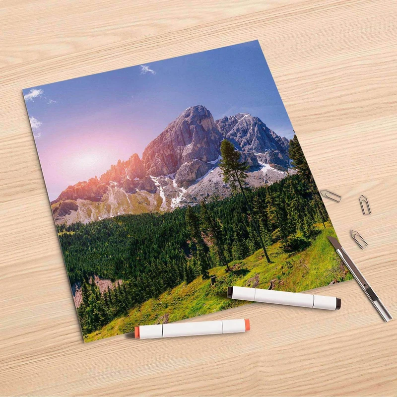 Folienbogen (30x30 cm) - Design: Alpenblick
