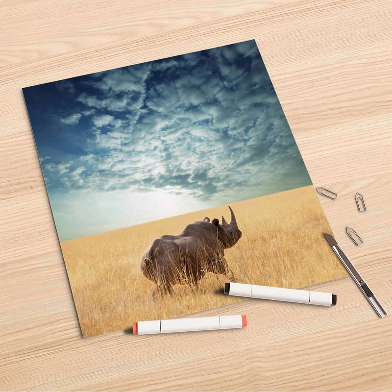 Folienbogen (30x30 cm) - Design: Rhino