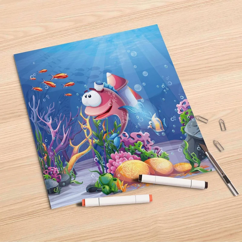 Folienbogen (30x30 cm) - Design: Bubbles