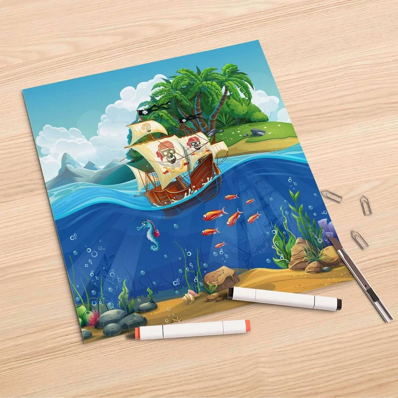 Folienbogen (30x30 cm) - Design: Pirates