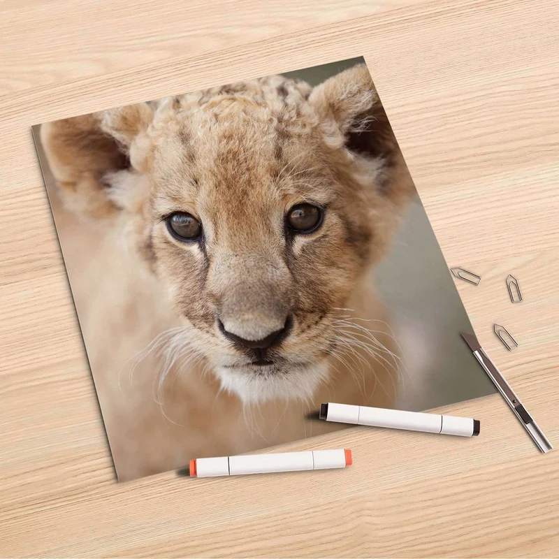 Folienbogen (30x30 cm) - Design: Simba