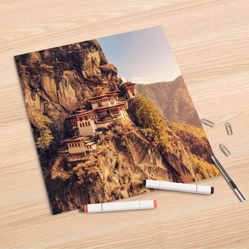 Folienbogen (30x30 cm) - Design: Bhutans Paradise