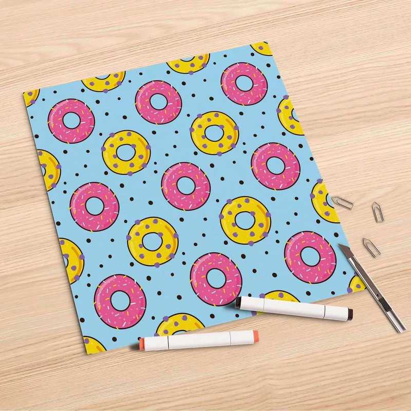Folienbogen (30x30 cm) - Design: Donutparty
