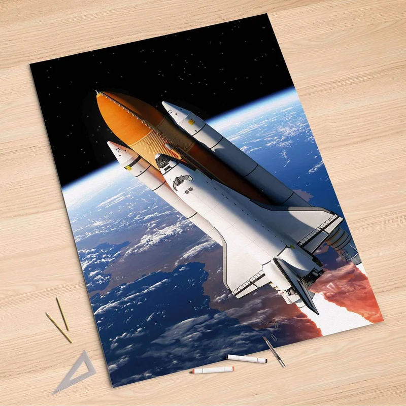 Folienbogen (100x150 cm) - Design: Space Traveller