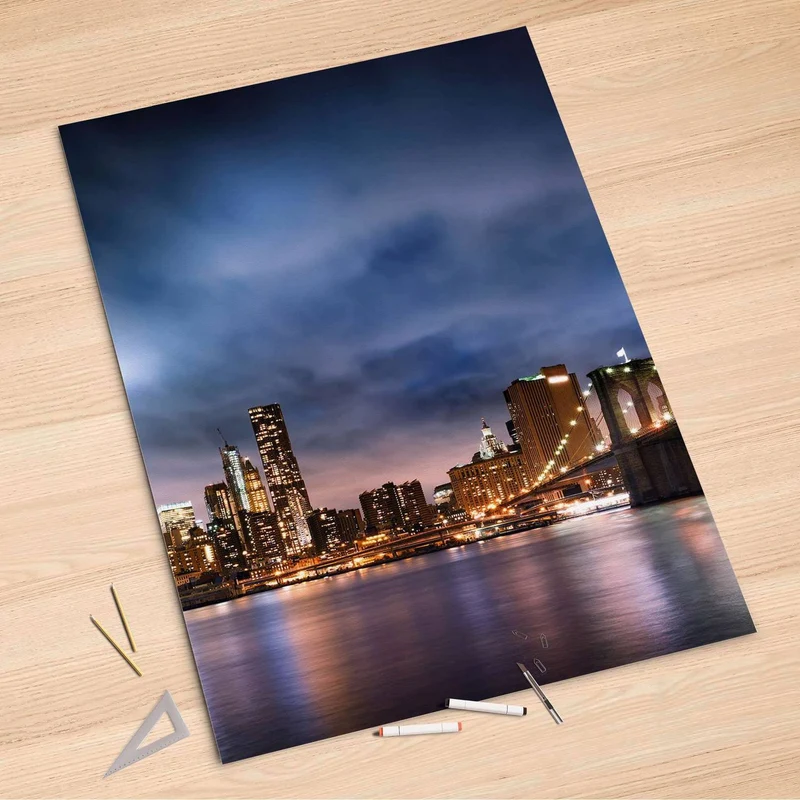 Folienbogen (100x150 cm) - Design: Brooklyn Bridge