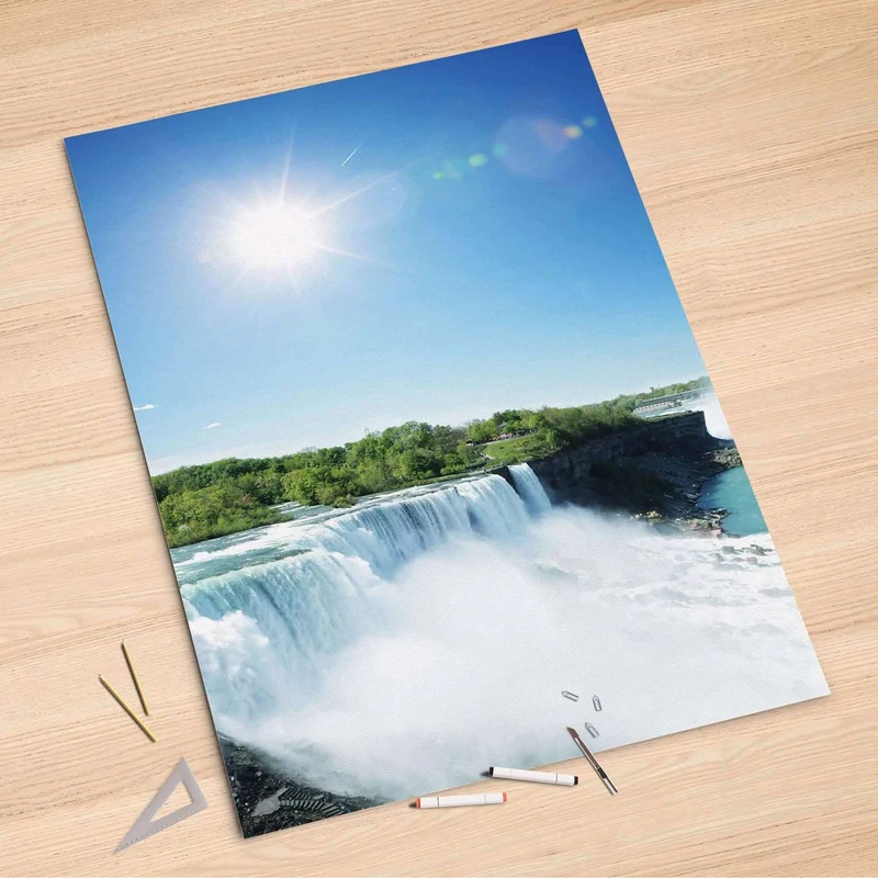 Folienbogen (100x150 cm) - Design: Niagara Falls
