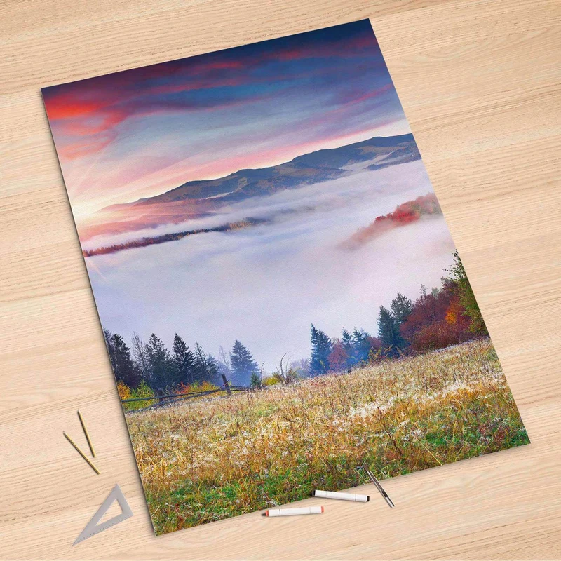 Folienbogen (100x150 cm) - Design: Herbstwald