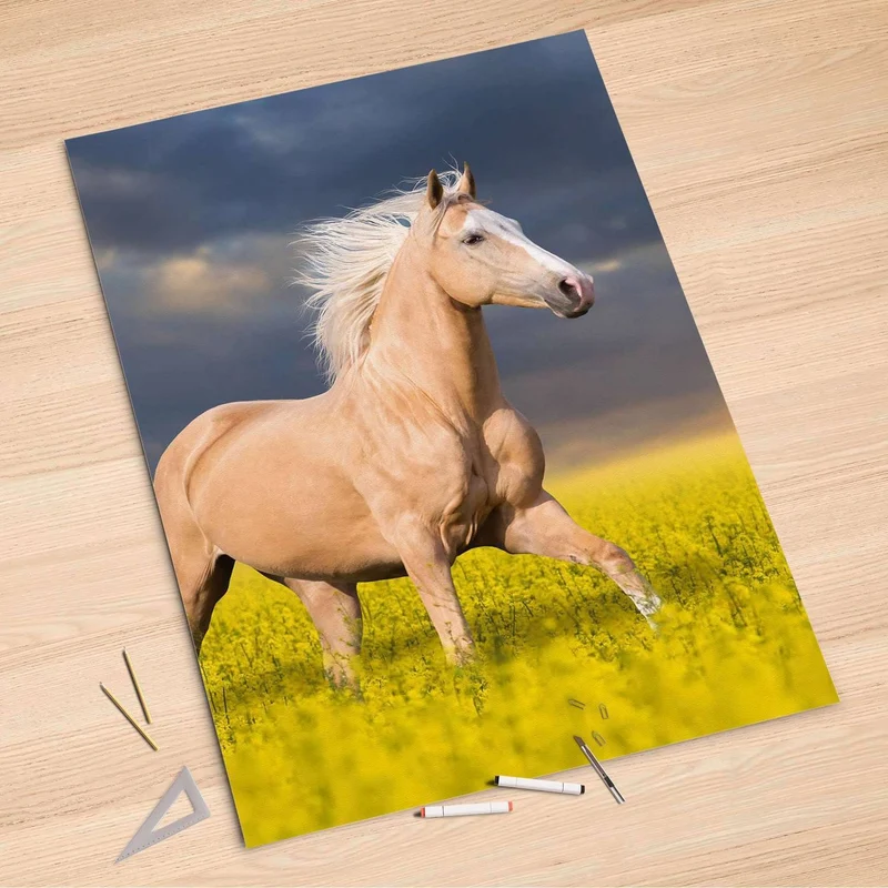 Folienbogen (100x150 cm) - Design: Wildpferd